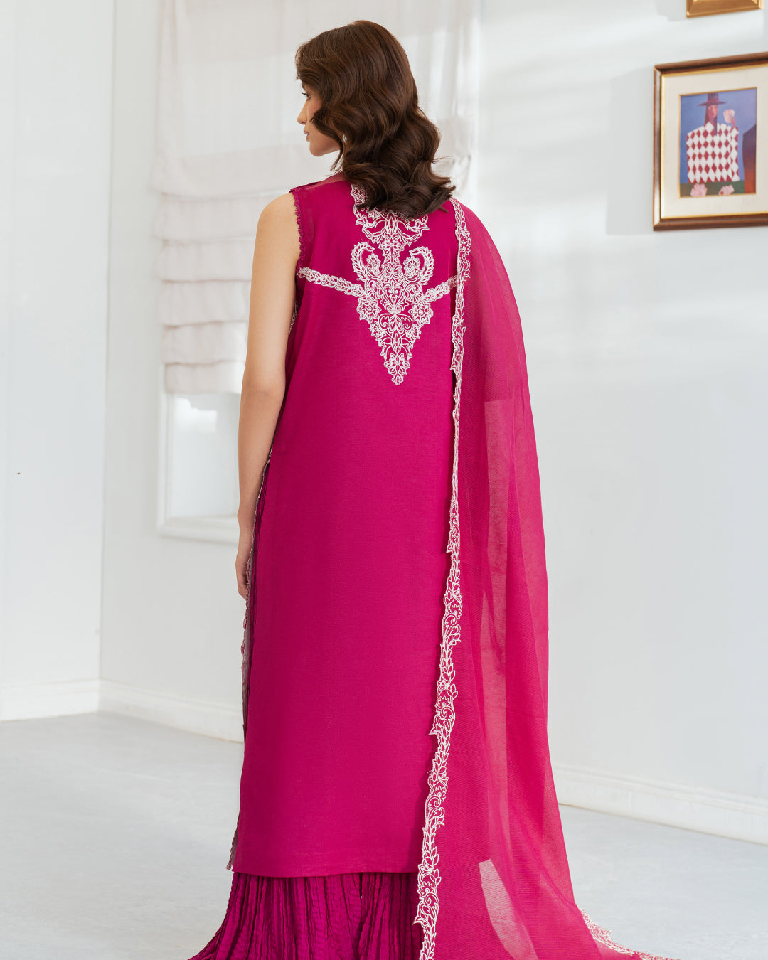 Sera Lawn by Mahnur – SP-10 – Pink | Luxury Embroidered Suit