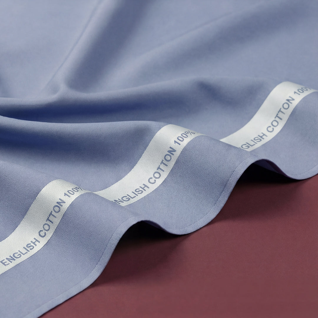 Royalsloom English Cotton Unstitched Suit – Soft Purple