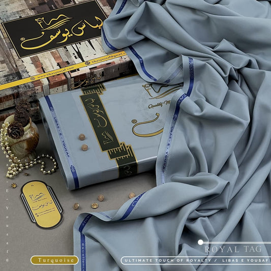 Libas E Yousaf Unstitched Wash & Wear – Turquoise