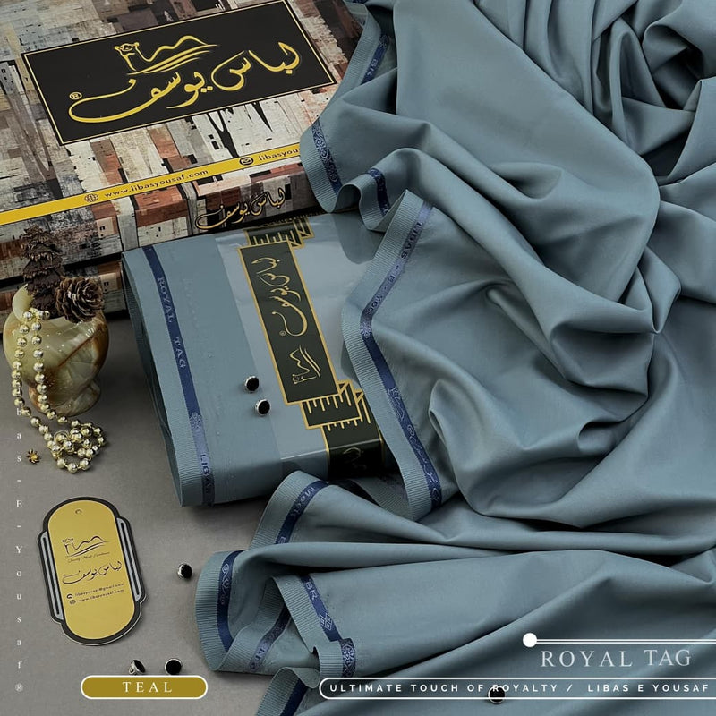 Libas E Yousaf Unstitched Wash & Wear – TEAL