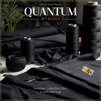 Premiume wash’n wear Fabric Quantum Black