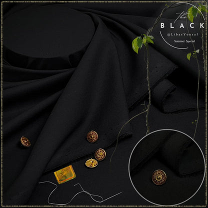 Premiume wash’n wear Fabric Quantum Black