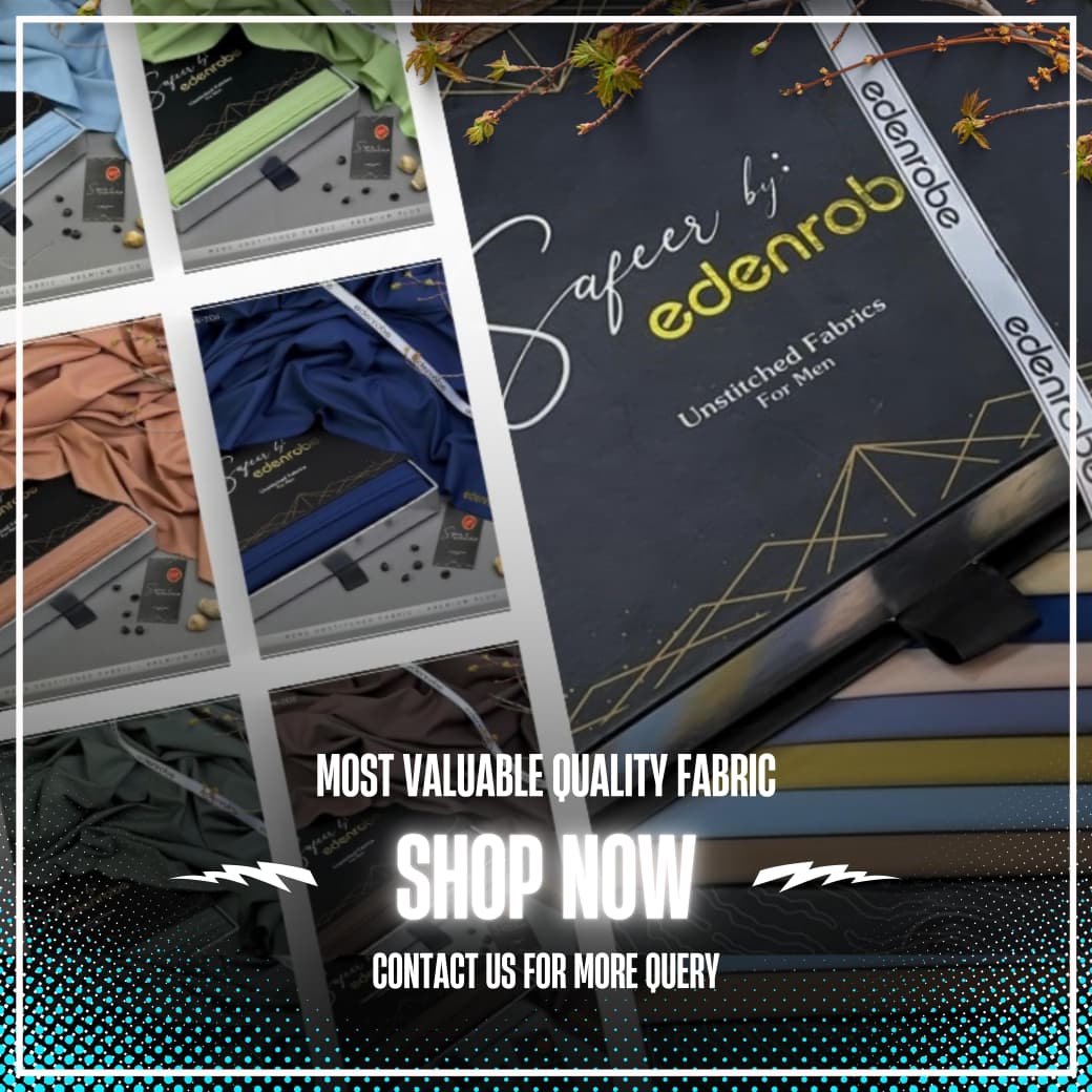 Safeer / Edenrobe | Premium Unstitched 4 Season Wash'n Wear Fabric