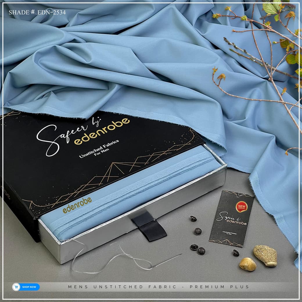 Safeer / Edenrobe | Premium Unstitched 4 Season Wash'n Wear Fabric