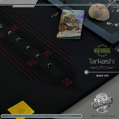 Tarkashi Black 1210 Boski Fabric By Libas E Yousuf