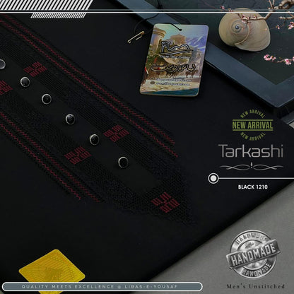 Tarkashi Black 1210 Boski Fabric By Libas E Yousuf