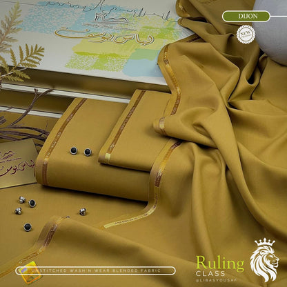 Ruling-Class Premium Unstitched 4 Season Wash'n Wear Fabric