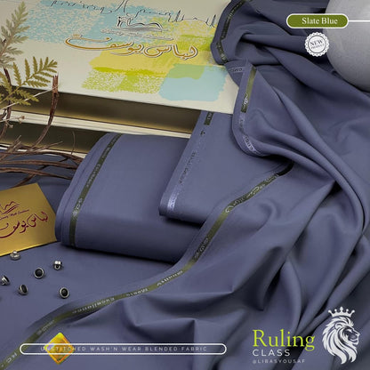 Ruling-Class Premium Unstitched 4 Season Wash'n Wear Fabric