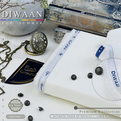 Diwaan - Premium Unstitched SUMMER Wash'n Wear Fabric