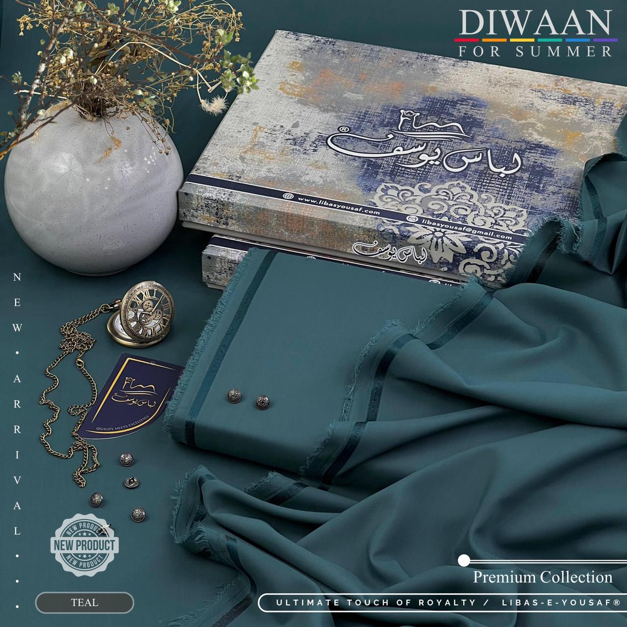 Diwaan - Premium Unstitched SUMMER Wash'n Wear Fabric