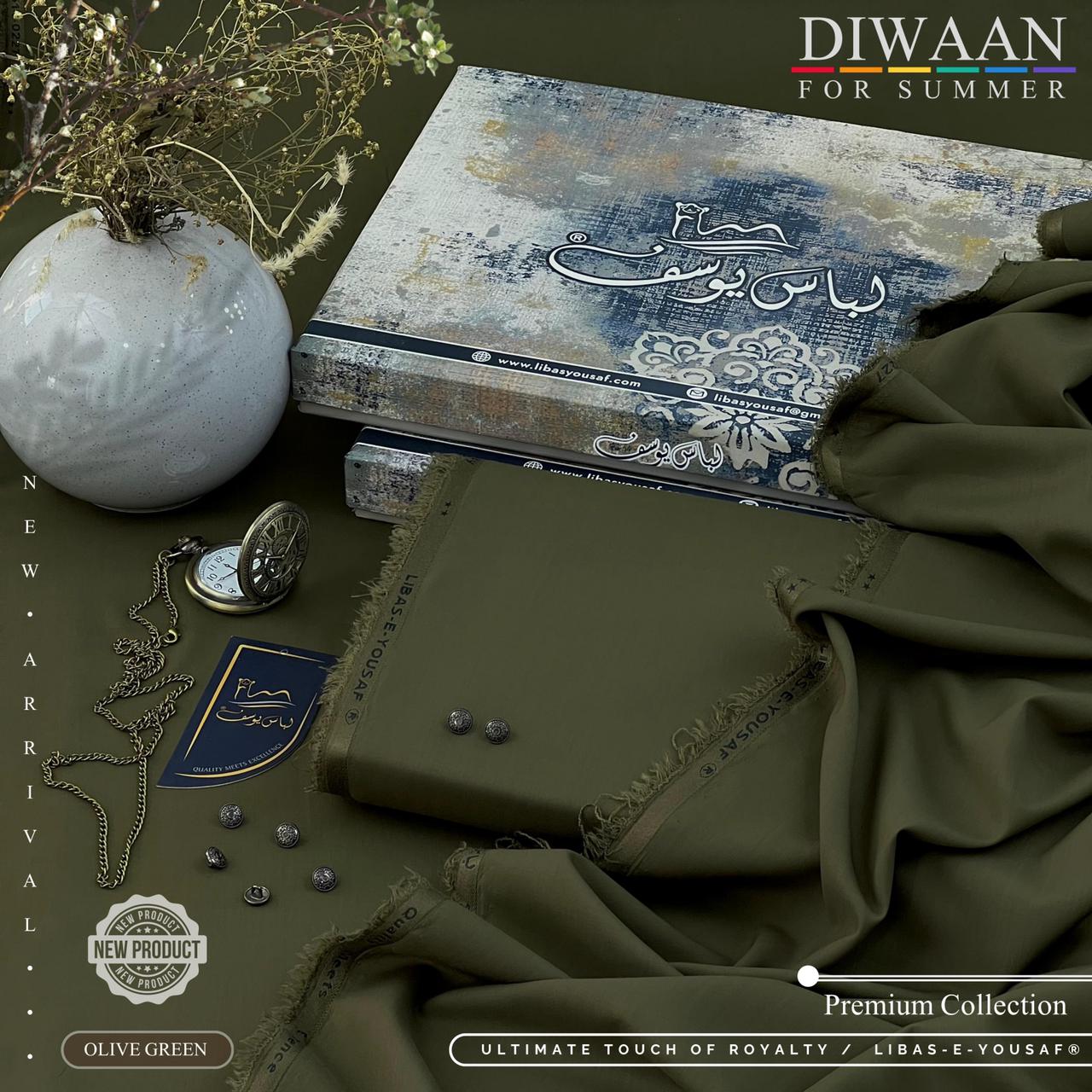 Diwaan - Premium Unstitched SUMMER Wash'n Wear Fabric