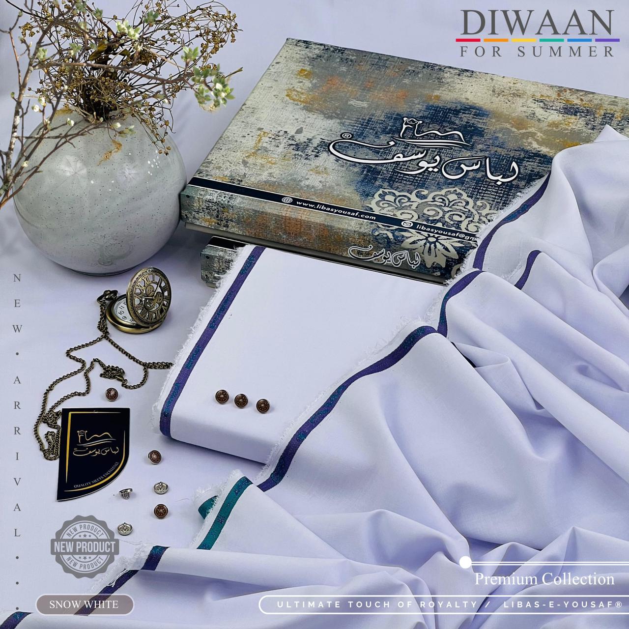 Diwaan - Premium Unstitched SUMMER Wash'n Wear Fabric