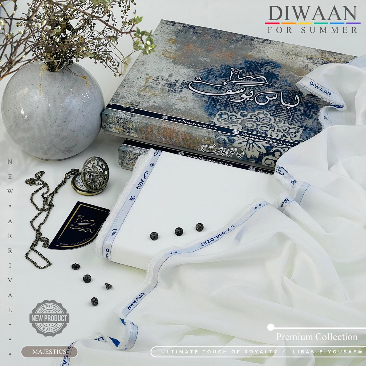 Diwaan - Premium Unstitched SUMMER Wash'n Wear Fabric