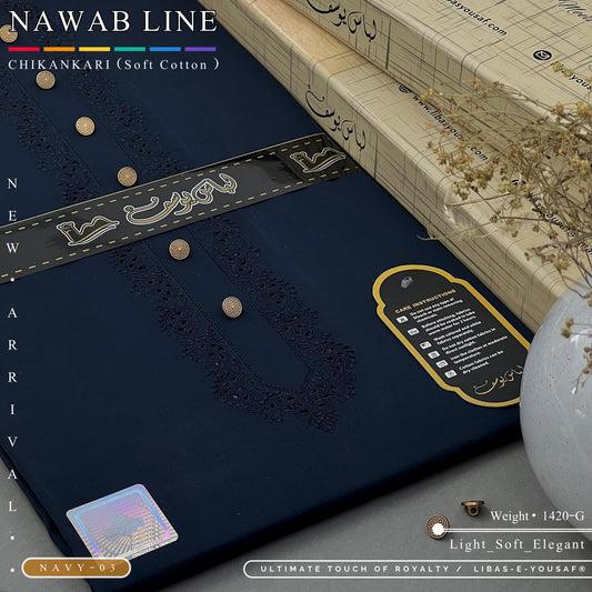 Nawab Line – Chikankari Cotton