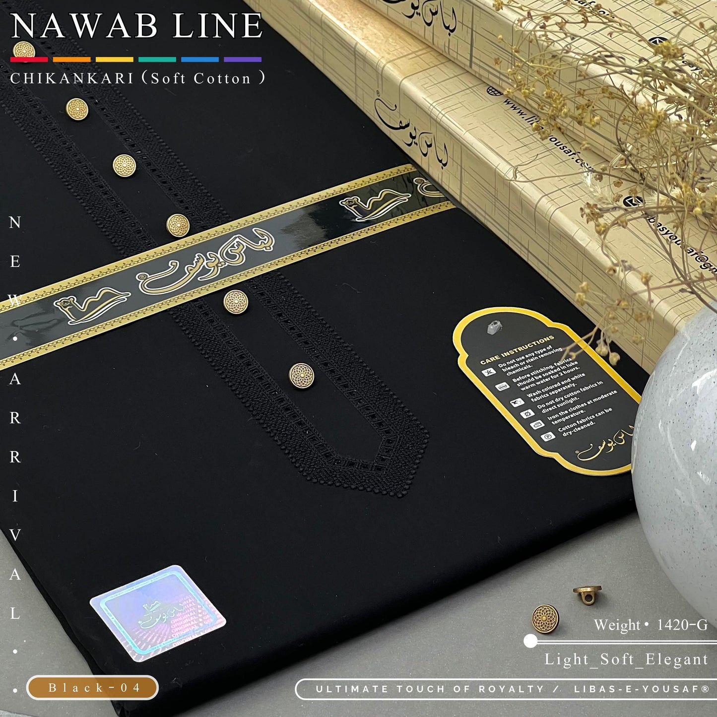 Nawab Line – Chikankari Cotton