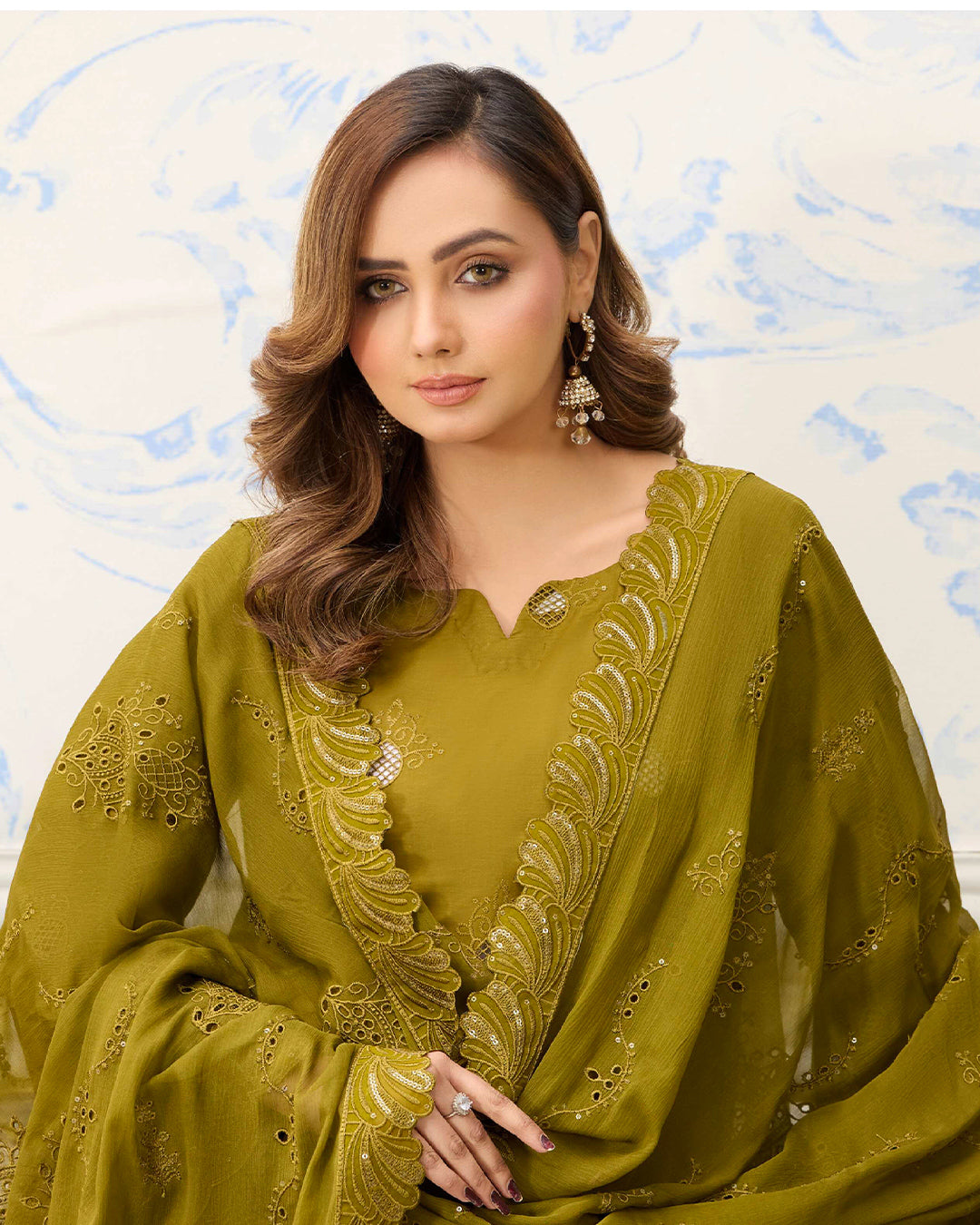 Palwasha Lawn – Fully Embroidered Shirt – Ziya Mandi