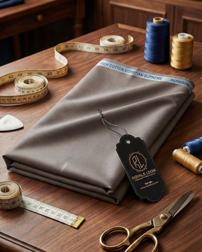 Parkison Rich Cotton by Royals Loom – Taupe Grey