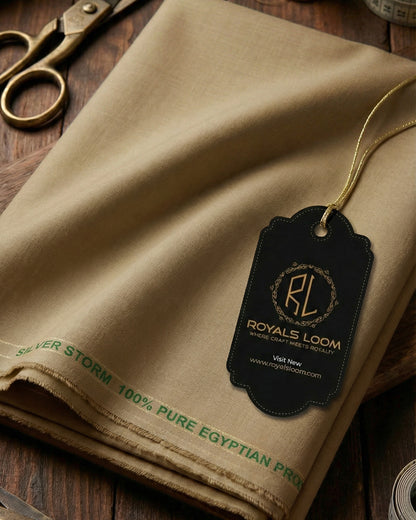 Silver Storm Cotton by Royals Loom – Rich Brown