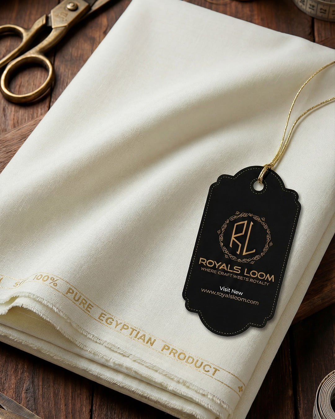 Silver Storm Cotton by Royals Loom – Off White