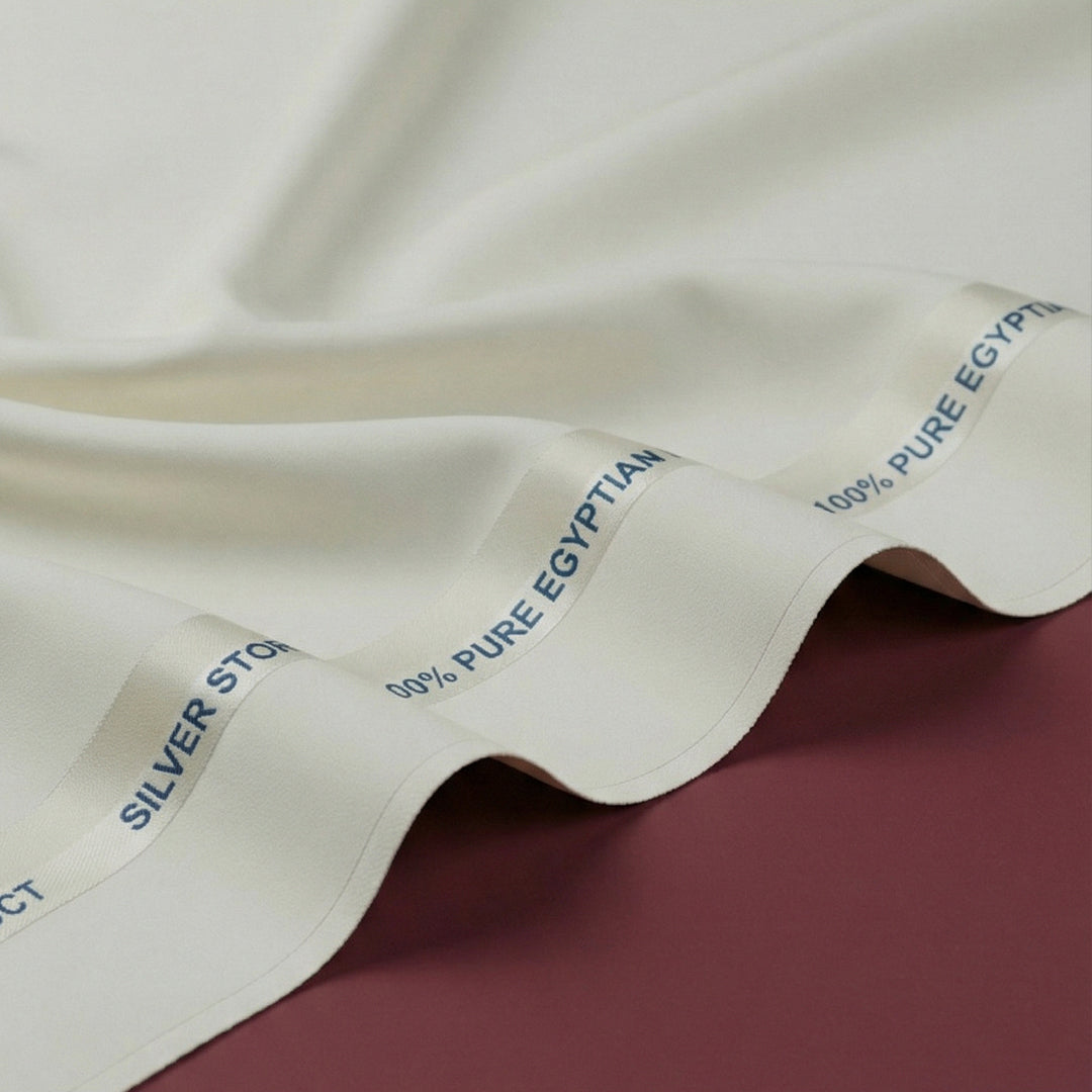Silver Storm Cotton by Royals Loom – Off White