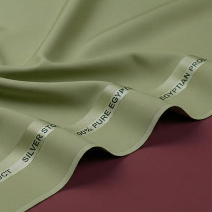 Silver Storm Cotton by Royals Loom – Olive Green