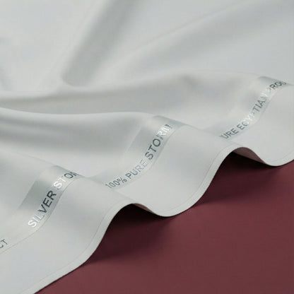 Silver Storm Cotton by Royals Loom – Classic White