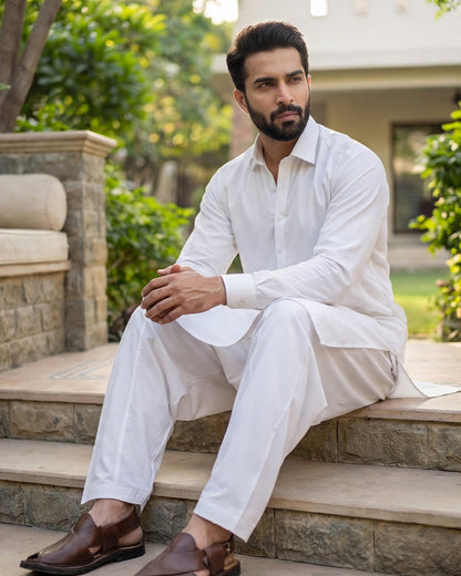 Silver Storm Cotton by Royals Loom – Classic White